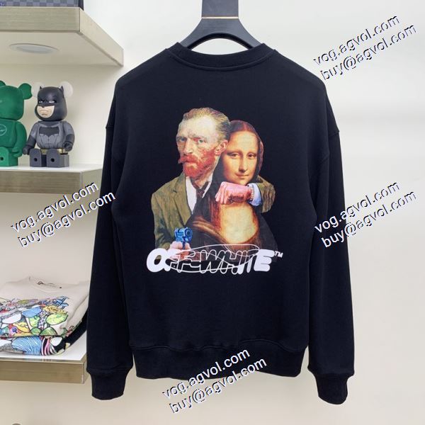 個性的なデザ 2色可選 2020秋冬 プルオーバーパーカー Off-White オフホワイトブランドスーパーコピー