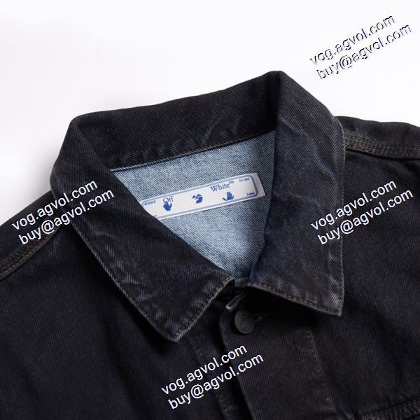デニムジャケット Off-White オフホワイトブランド 偽物 通販 存在感のある 2020秋冬 