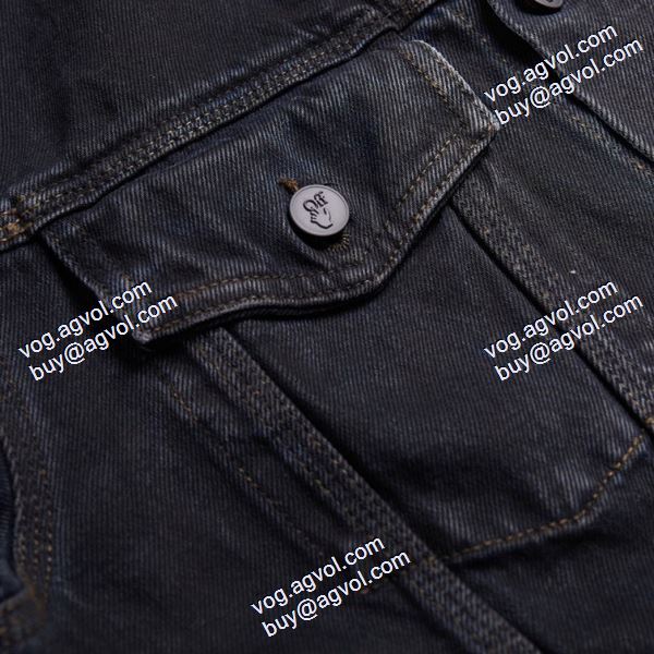 デニムジャケット Off-White オフホワイトブランド 偽物 通販 存在感のある 2020秋冬 