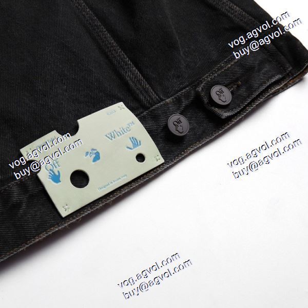 デニムジャケット Off-White オフホワイトブランド 偽物 通販 存在感のある 2020秋冬 