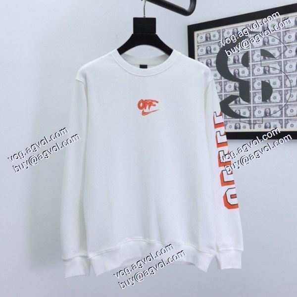 風合いが出る 2色可選 2020秋冬 Off-White オフホワイトコピー プルオーバーパーカー
