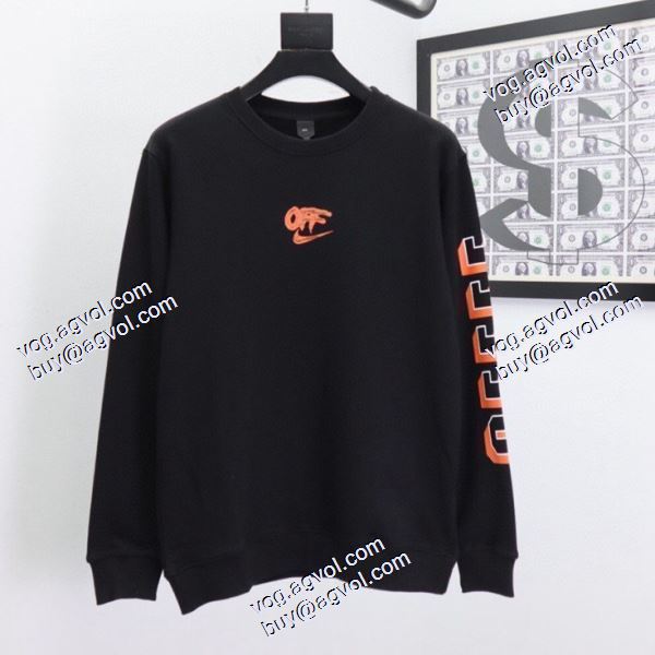 風合いが出る 2色可選 2020秋冬 Off-White オフホワイトコピー プルオーバーパーカー