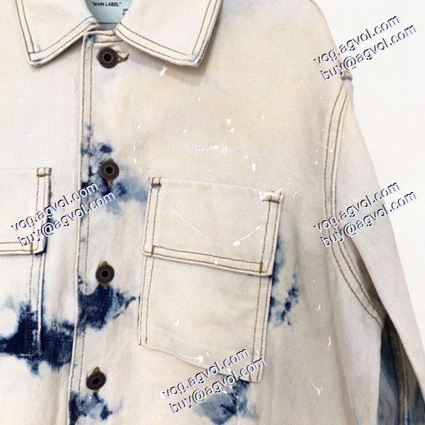 2020秋冬 デニムジャケット Off-White オフホワイトコピー ブランド 今買い◎得