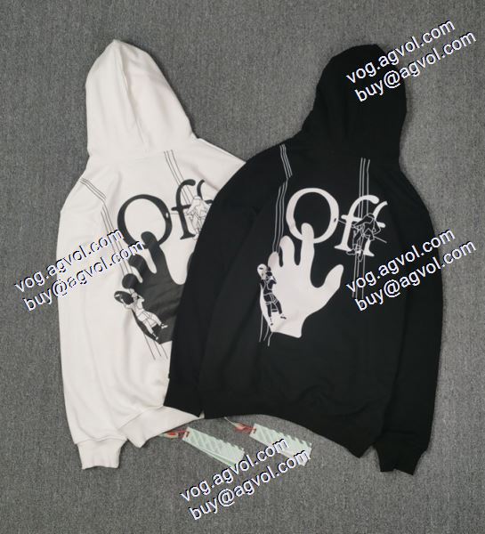 個性的なデザ 2色可選 2020秋冬 Off-White オフホワイトコピーブランド パーカー