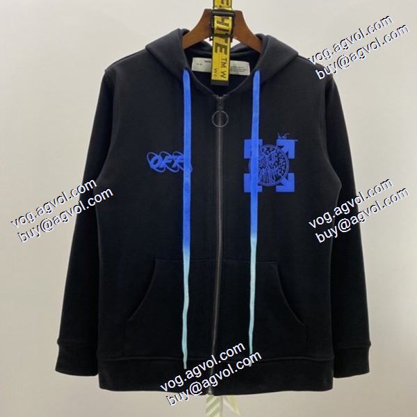 2色可選 2020秋冬 Off-White オフホワイト偽物ブランド パーカー 存在感のある