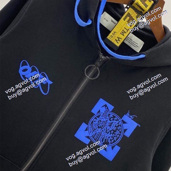 2色可選 2020秋冬 Off-White オフホワイト偽物ブランド パーカー 存在感のある