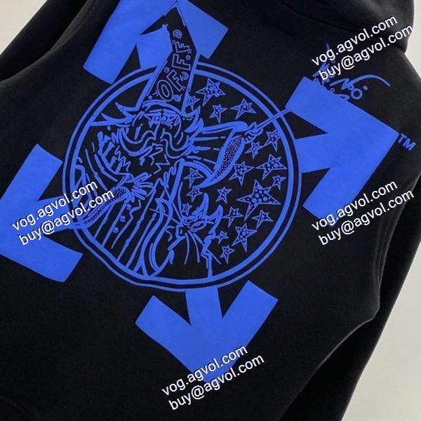 2色可選 2020秋冬 Off-White オフホワイト偽物ブランド パーカー 存在感のある