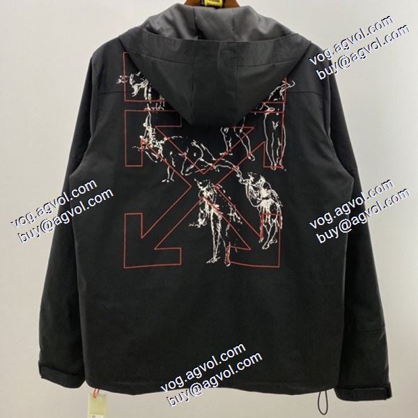 2020秋冬 数に限りがある Off-White オフホワイトブランドスーパーコピー フード付きコート