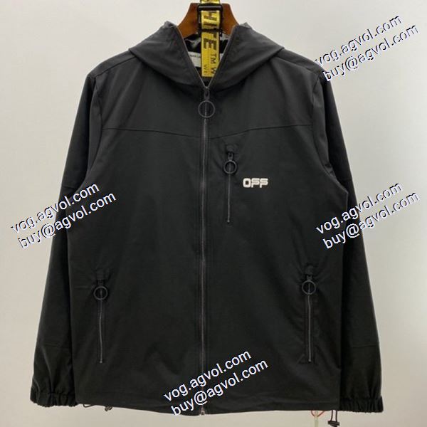 フード付きコート 2色可選 2020秋冬着心地抜群  Off-White オフホワイトブランド コピー
