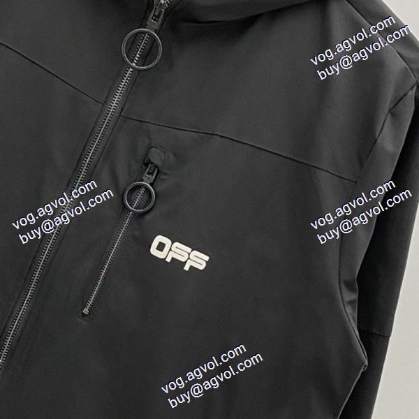 フード付きコート 2色可選 2020秋冬着心地抜群  Off-White オフホワイトブランド コピー