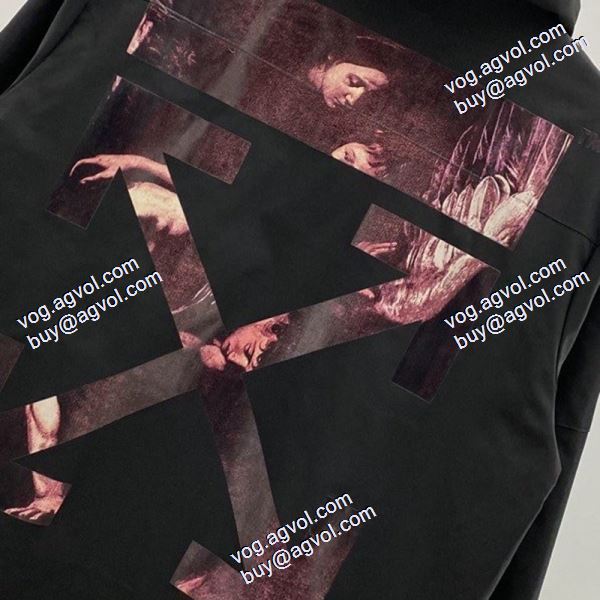 フード付きコート 2色可選 2020秋冬着心地抜群  Off-White オフホワイトブランド コピー