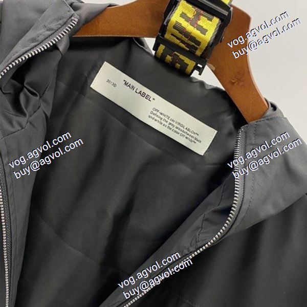 フード付きコート 2色可選 2020秋冬着心地抜群  Off-White オフホワイトブランド コピー