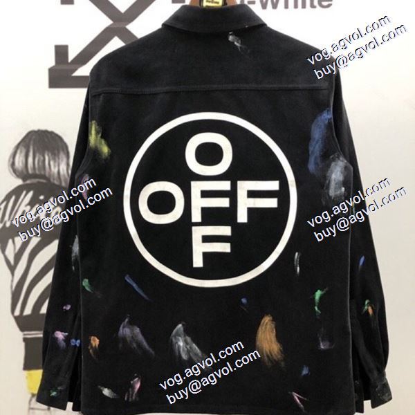 2020秋冬 Off-White オフホワイトコピー ブランド デニムジャケット 耐久性のある 