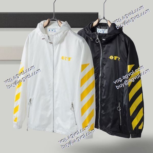 落ち着いた感覚 Off-White オフホワイトコピーブランド  2色可選  フード付きコート 2020秋冬 