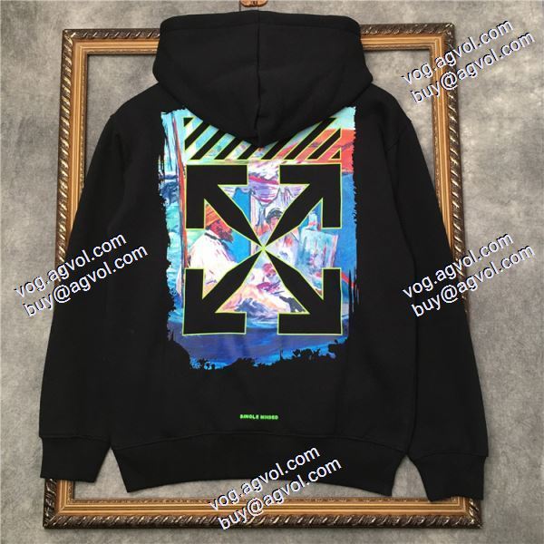 2色可選 2020秋冬 高級感ある Off-White オフホワイトコピーブランド パーカー
