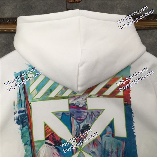 2色可選 2020秋冬 高級感ある Off-White オフホワイトコピーブランド パーカー