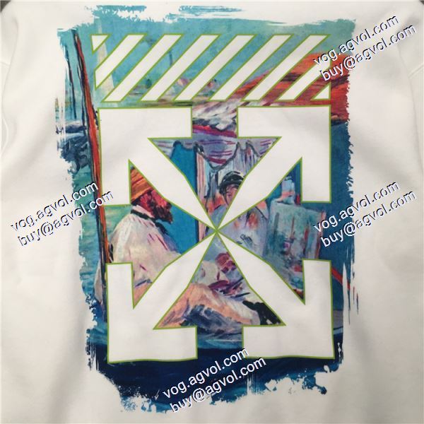 2色可選 2020秋冬 高級感ある Off-White オフホワイトコピーブランド パーカー
