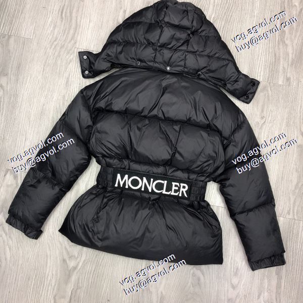 モンクレール MONCLER 2020秋冬 レディース ダウンジャケット 2色可選 ロゴマーク刺繍ベルトダウンジャケット