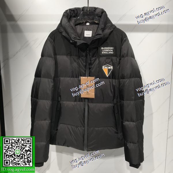 何にでも合わせ易く格好良く決まる  2020秋冬 バーバリー BURBERRYスーパーコピー 激安 2色可選 個性的なデザ ダウンジャケット