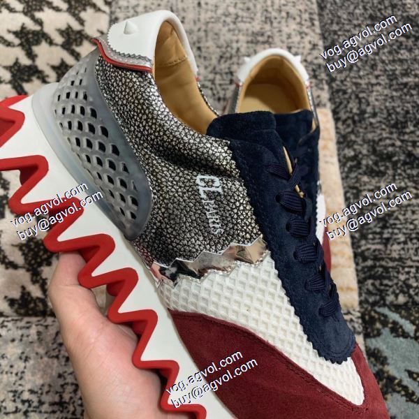 2020秋冬 クリスチャンルブタン Christian Louboutin偽物ブランド 上品な輝きを放つ形 ランニングシューズ 