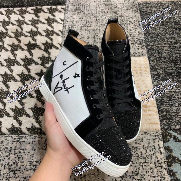 個性的なデザ クリスチャンルブタン Christian Louboutinコピーブランド ハイトップシューズ 2020秋冬 