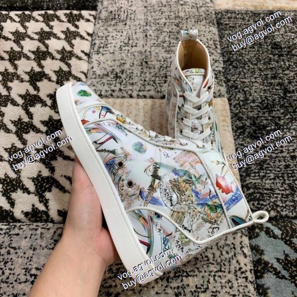 サイズ豊富 2020秋冬 クリスチャンルブタン Christian Louboutin偽物ブランド ハイトップシューズ