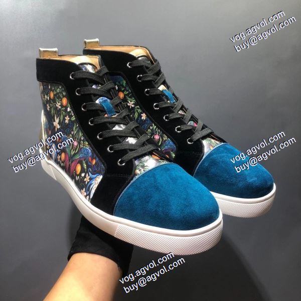 大好評 クリスチャンルブタン Christian Louboutinスーパーコピー 2020秋冬 ハイトップシューズ 