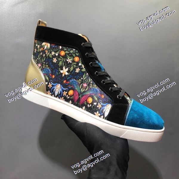 大好評 クリスチャンルブタン Christian Louboutinスーパーコピー 2020秋冬 ハイトップシューズ 
