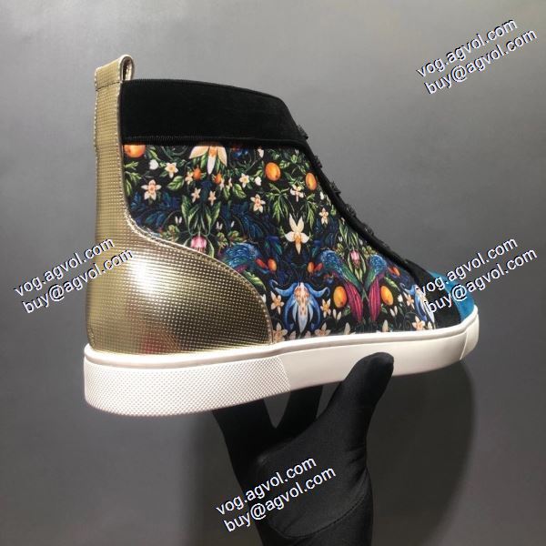 大好評 クリスチャンルブタン Christian Louboutinスーパーコピー 2020秋冬 ハイトップシューズ 