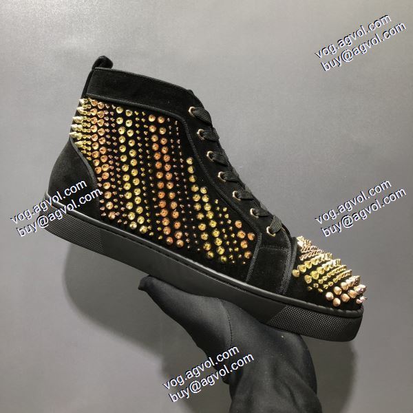 上品上質 2020秋冬 クリスチャンルブタン Christian Louboutinブランド 偽物 通販  ハイトップシューズ 