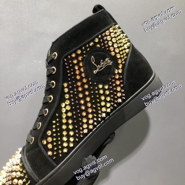 上品上質 2020秋冬 クリスチャンルブタン Christian Louboutinブランド 偽物 通販  ハイトップシューズ 
