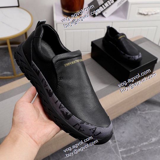 ARMANIブランド コピー 2色可選 2020AW 最安値に挑戦 脱ぎ履きしやすい/着脱しやすい