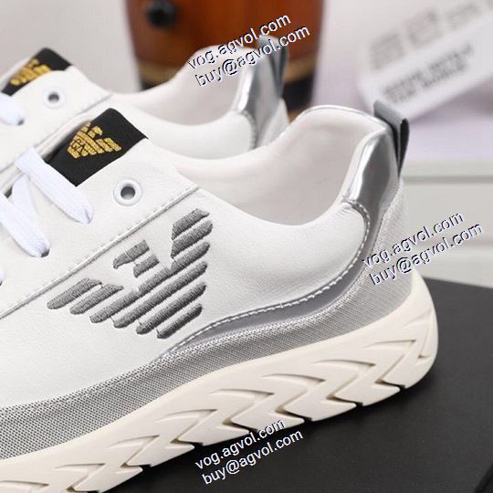 軽い履き心地 2020AW フラットシューズ   アルマーニブランドスーパーコピー 2色可選 