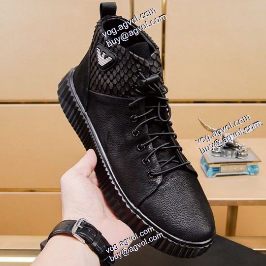 ファッション 人気 ハイトップシューズ おすすめ/オススメ 2020AW ARMANIコピー ブランド