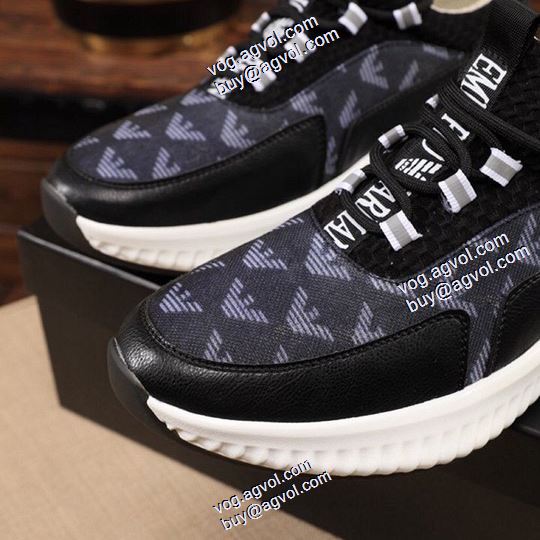 着用 アルマーニコピーブランド 2色可選 コスパ最高のプライス 2020AW ランニングシューズ