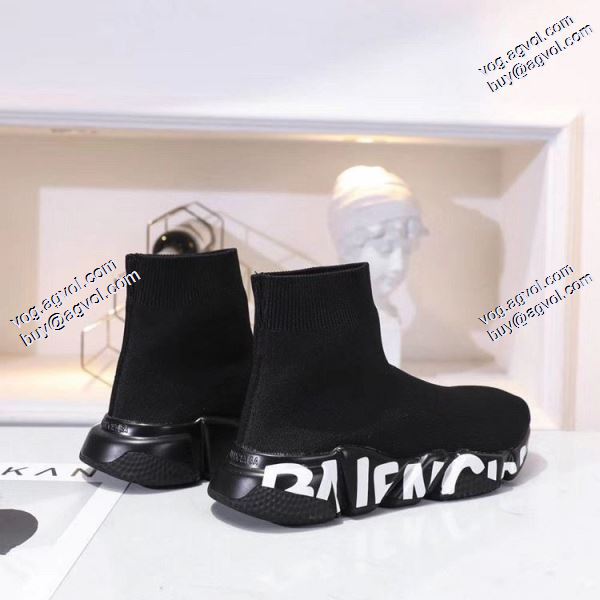 大絶賛2020春夏新作 BALENCIAGA ハイトップシューズ 主役になる存在感バレンシアガ SPEED SNEAKER GRAFFITI