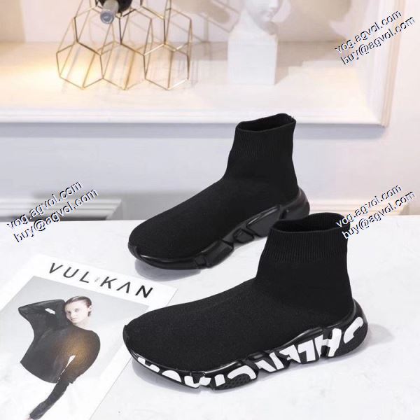 大絶賛2020春夏新作 BALENCIAGA ハイトップシューズ 主役になる存在感バレンシアガ SPEED SNEAKER GRAFFITI