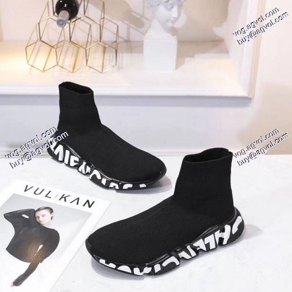 大絶賛2020春夏新作 BALENCIAGA ハイトップシューズ 主役になる存在感バレンシアガ SPEED SNEAKER GRAFFITI
