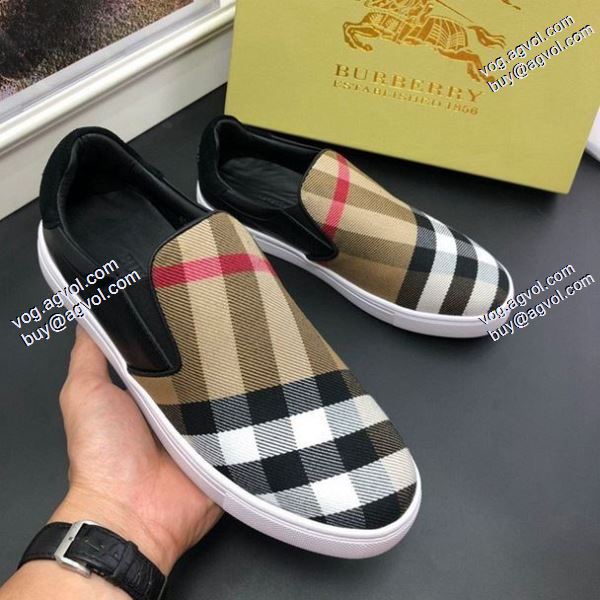 個性派3色可選バーバリー2020春夏新作 スニーカー/靴今からの季節にピッタリ高品質BURBERRY