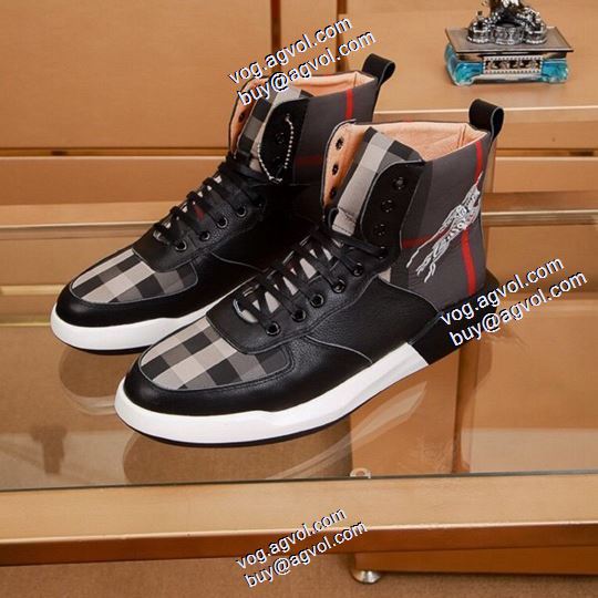 今買い◎得 2色可選2020AW ハイトップシューズ バーバリー BURBERRYスーパーコピー 激安 流行を超えた定番シューズ