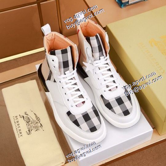 今買い◎得 2色可選2020AW ハイトップシューズ バーバリー BURBERRYスーパーコピー 激安 流行を超えた定番シューズ