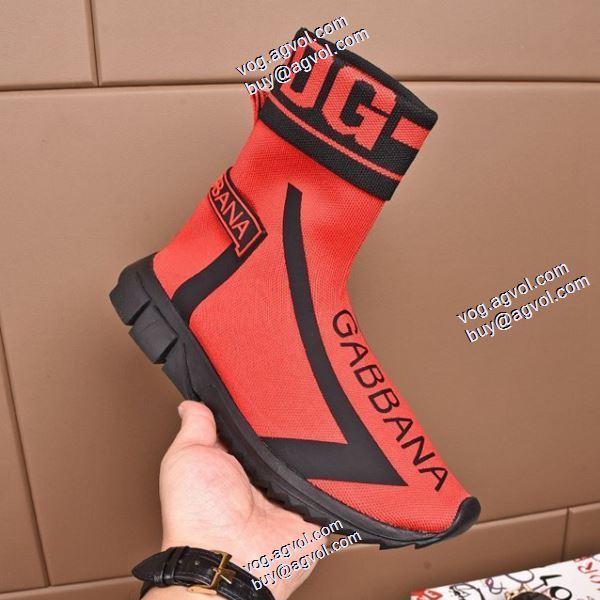 魅力ファッション 多色可選 2020秋冬 ドルチェ＆ガッバーナ Dolce&Gabbanaハイトップシューズ