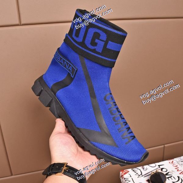 魅力ファッション 多色可選 2020秋冬 ドルチェ＆ガッバーナ Dolce&Gabbanaハイトップシューズ