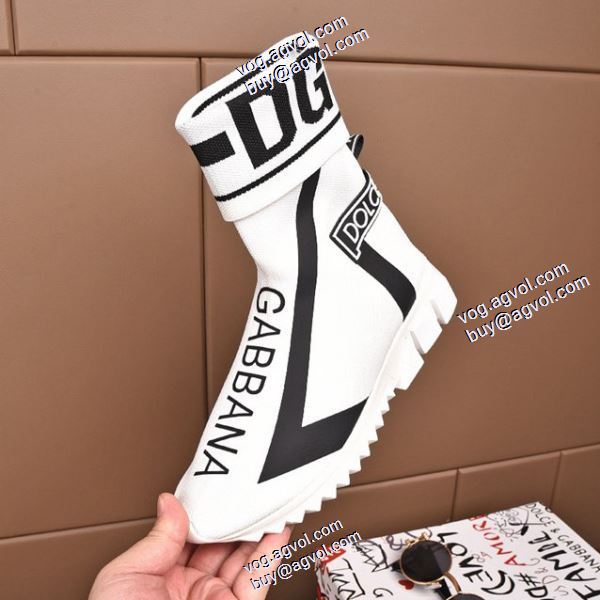 魅力ファッション 多色可選 2020秋冬 ドルチェ＆ガッバーナ Dolce&Gabbanaハイトップシューズ
