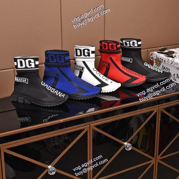 魅力ファッション 多色可選 2020秋冬 ドルチェ＆ガッバーナ Dolce&Gabbanaハイトップシューズ