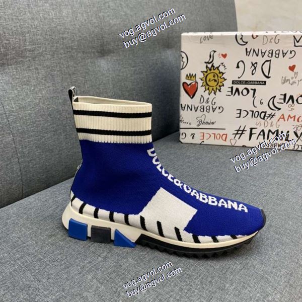 ドルチェ＆ガッバーナ Dolce&Gabbana 多色可選 2020秋冬 ハイトップシューズ スタイリッシュな印象