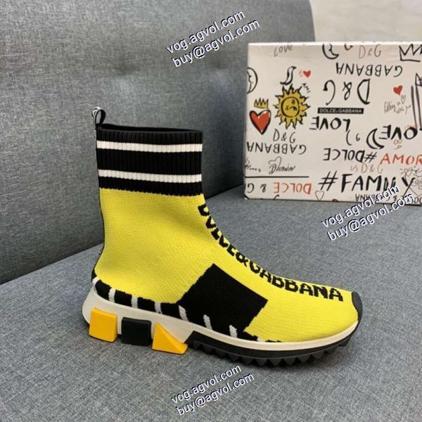 ドルチェ＆ガッバーナ Dolce&Gabbana 多色可選 2020秋冬 ハイトップシューズ スタイリッシュな印象