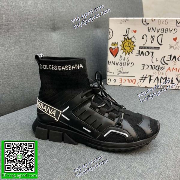 多色可選 2020秋冬新作 ハイトップシューズ ドルチェ＆ガッバーナ Dolce&Gabbanaブランドコピー お洒落に魅せる