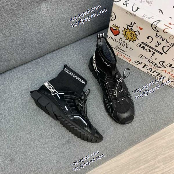 多色可選 2020秋冬新作 ハイトップシューズ ドルチェ＆ガッバーナ Dolce&Gabbanaブランドコピー お洒落に魅せる