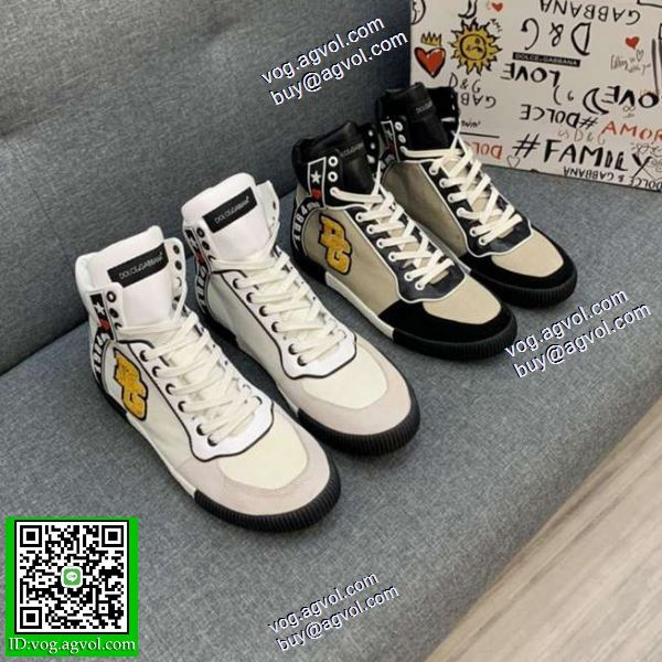 ドルチェ＆ガッバーナ Dolce&Gabbana ハイトップシューズ 耐久性のある 2色可選 2020秋冬 ブランド コピー